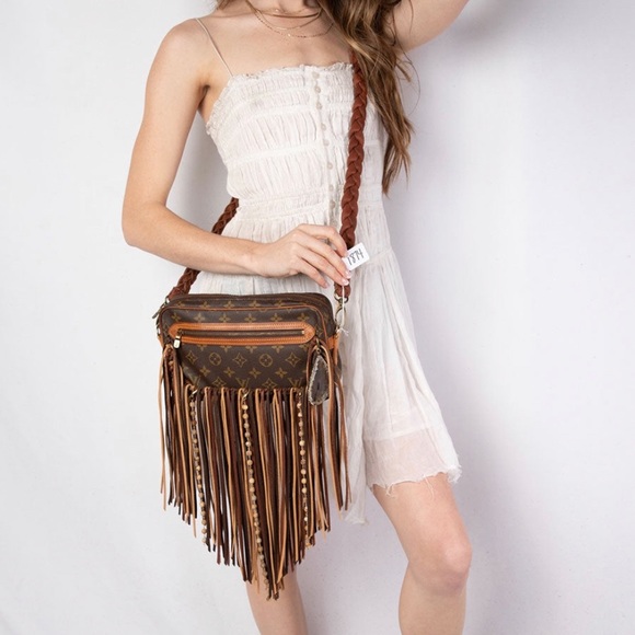 Louis Vuitton Bags Vintage Boho Louis Vuitton Bag With Fringe Poshmark